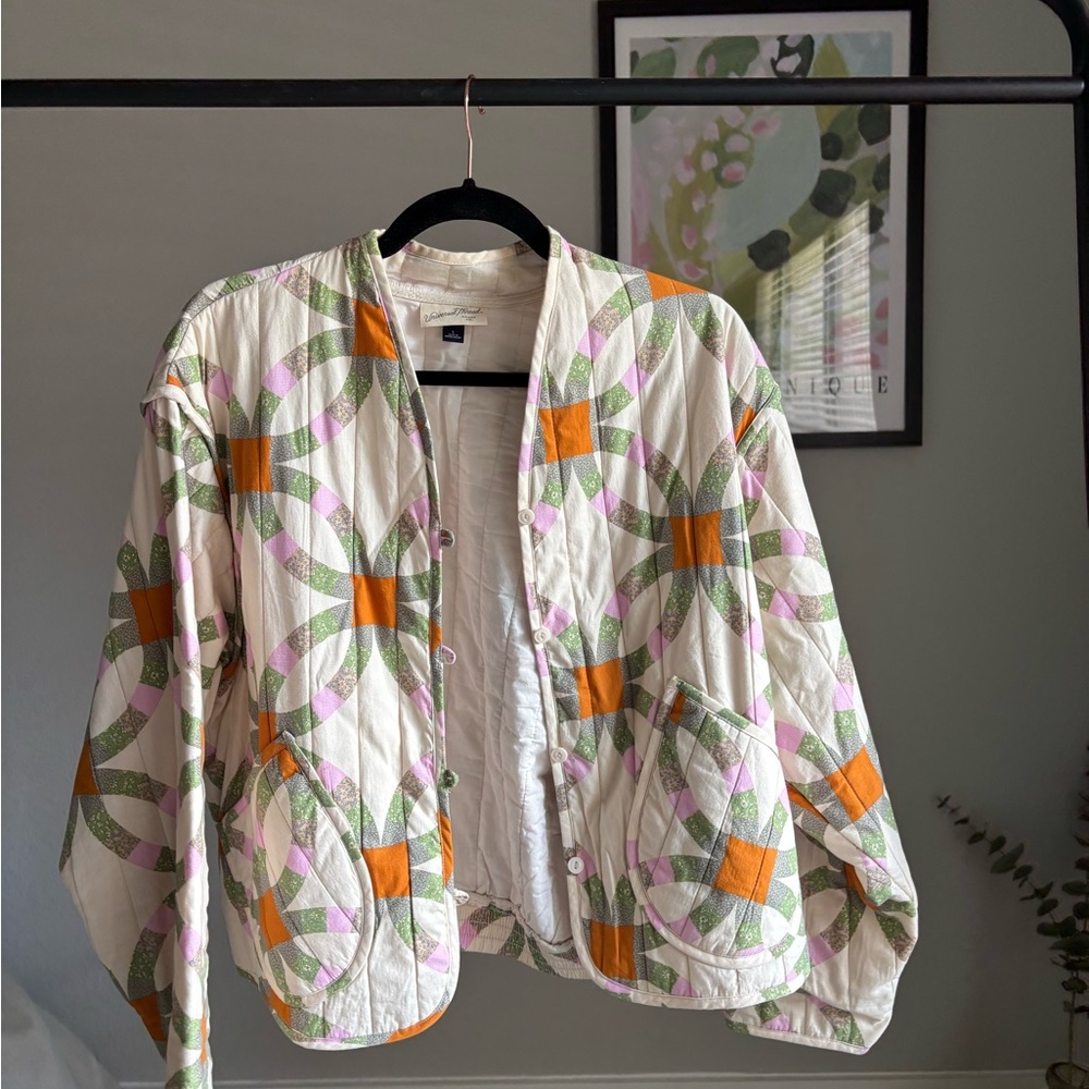 Universal Thread Multicolor Quilted Jacket
